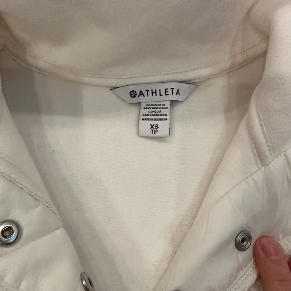 Athleta fleece pullover xs cozy Sherpa - Picture 2 of 2